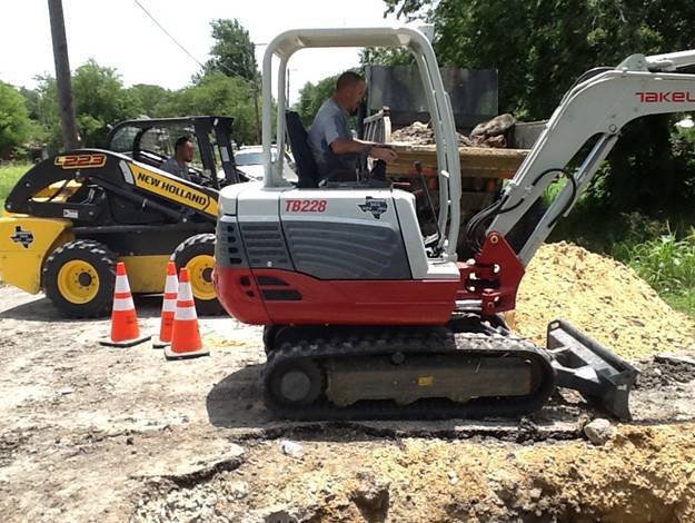 Image: The cleanup begins. These 2 new pieces of equipment really seemed to help things move more quickly.