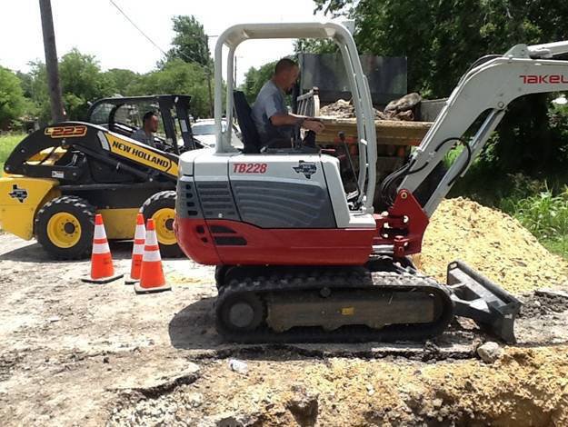 Image: The cleanup begins. These 2 new pieces of equipment really seemed to help things move more quickly.