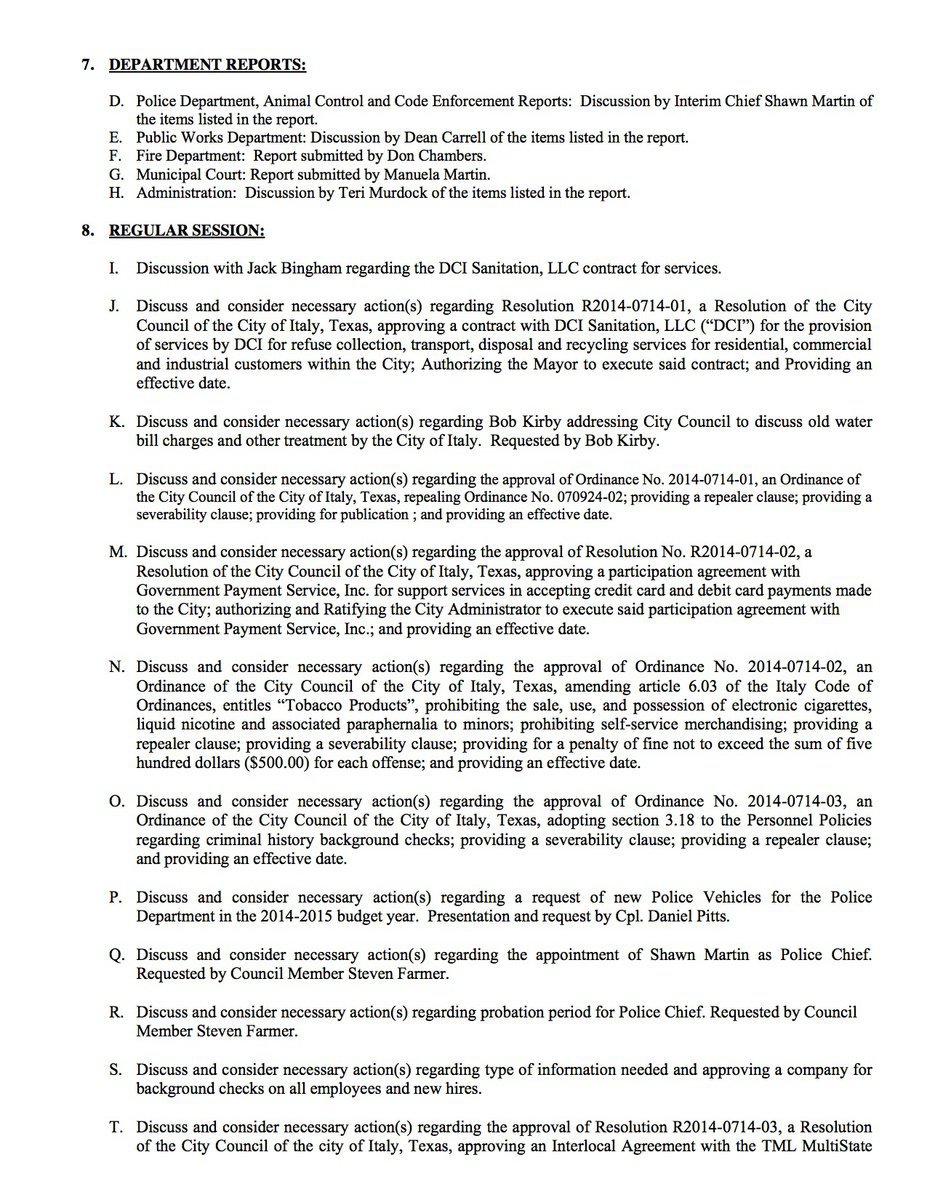 Image: Agenda – page 2