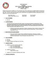 Image: Agenda – page 1