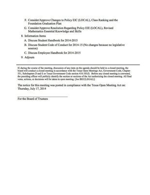 Image: Agenda – page 2
