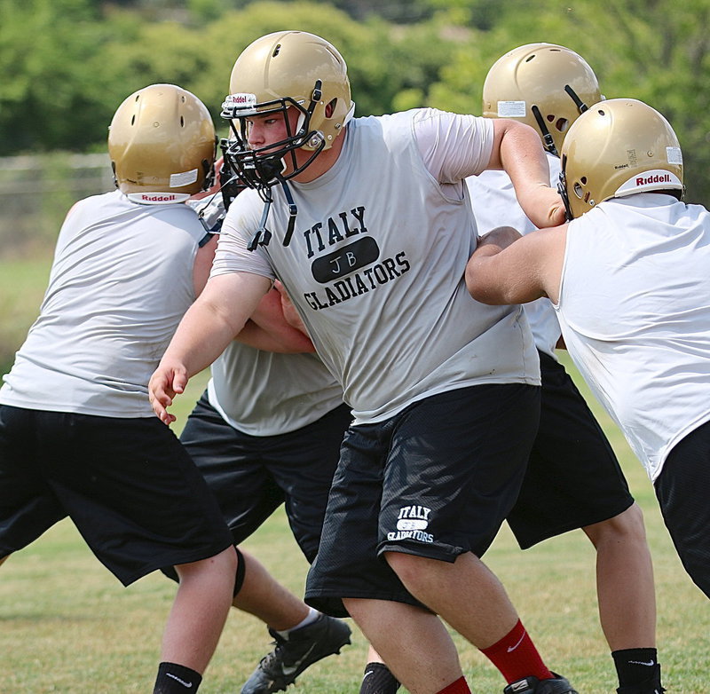 Image: John Byers will anchor Italy’s defensive front and he is a senior on a mission!