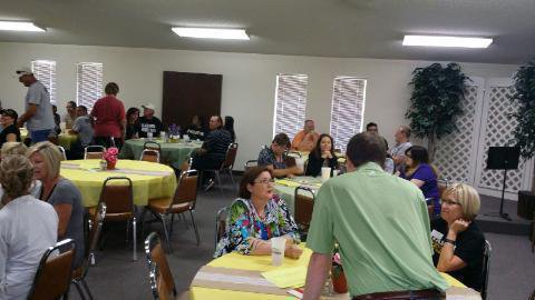 Image: IMA pastors visited with school employees.