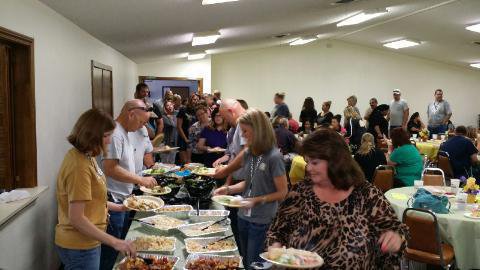 Image: Plenty of good food was enjoyed.