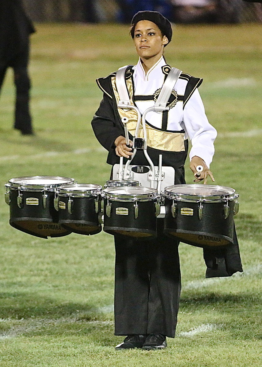 Image: Alex Minton drums away during Italy’s first home game.