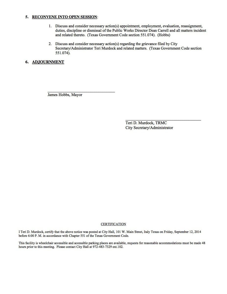 Image: Agenda – page 2