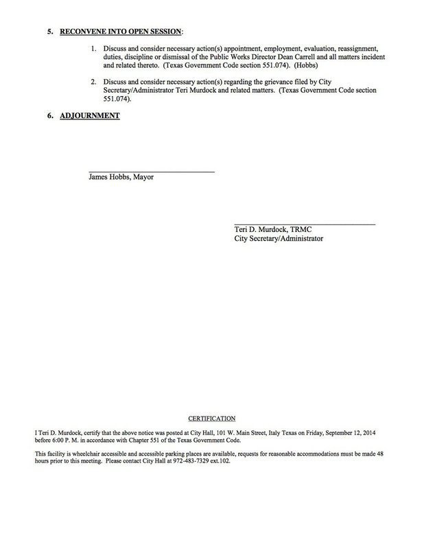 Image: Agenda – page 2