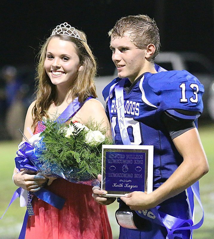 Image: Congratulations to the 2014 Milford High School Homecoming Queen and King which were Brittany Scamahorn and Keith Kayser!