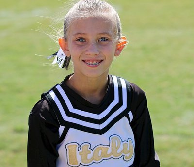 Image: The IYAA B-team cheerleaders were all smiles after their win over Mildred.