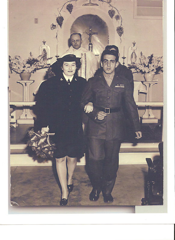 Image: Michael Maida and Clara McGuire on their wedding day.