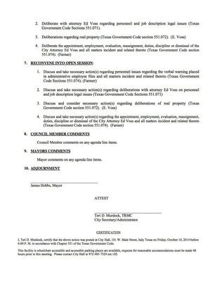 Image: Agenda – page 3