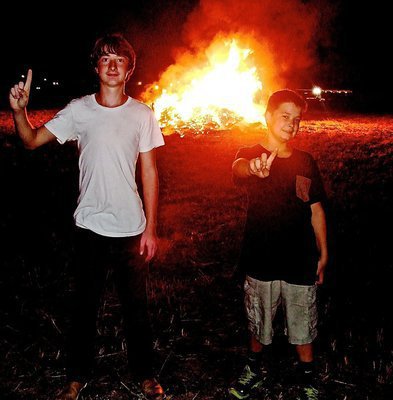 Image: Ryan Dabney and Tanner Chambers know what’s up, “Go Italy!”