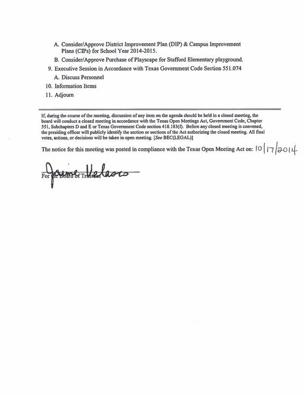 Image: Agenda – page 2