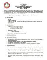 Image: Agenda – page 1