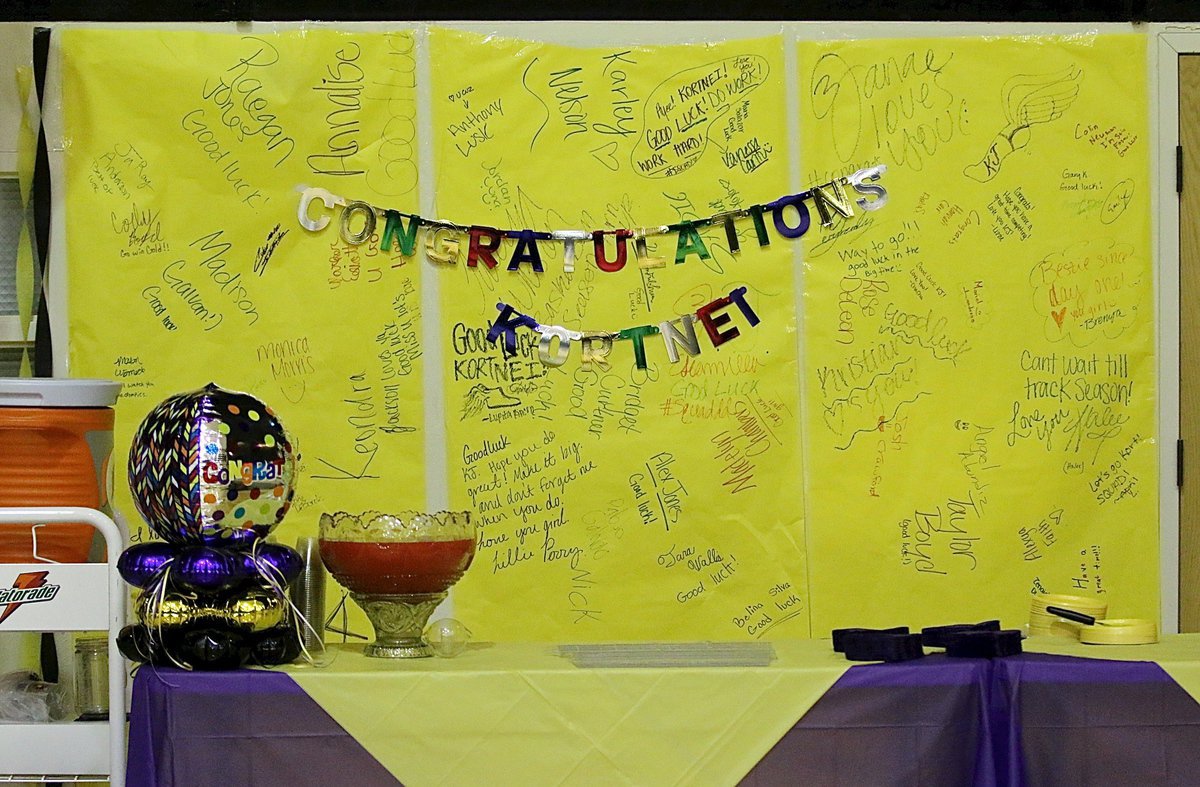 Image: Congratulation,s Kortnei!!! I think we need a bigger sheet of paper…