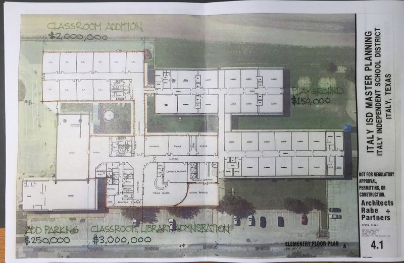 Image: Architects Rabe + Partners’ suggested upgrades for the Stafford Elementary Campus.