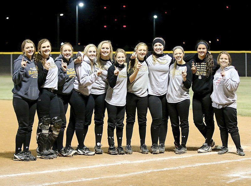 Image: CHGSA Fall Classic 1st Place finishers are (L-R) Brooke DeBorde, Lillie Perry, Hannah Washington, Kelsey Nelson, Madison Washington, Britney Chambers, Brycelen Richards, Jaclynn Lewis, Bailey Eubank, Jenna Chambers and Jill Varner.