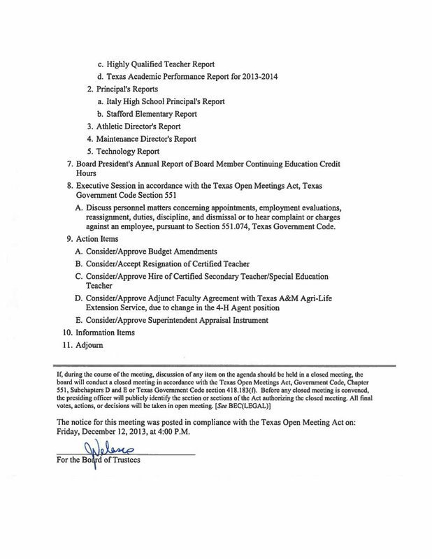 Image: Agenda – page 2