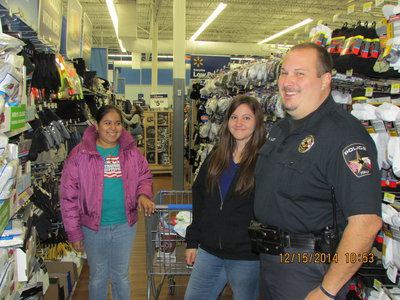 Image: Oralia, Alexis and Officer Elliott