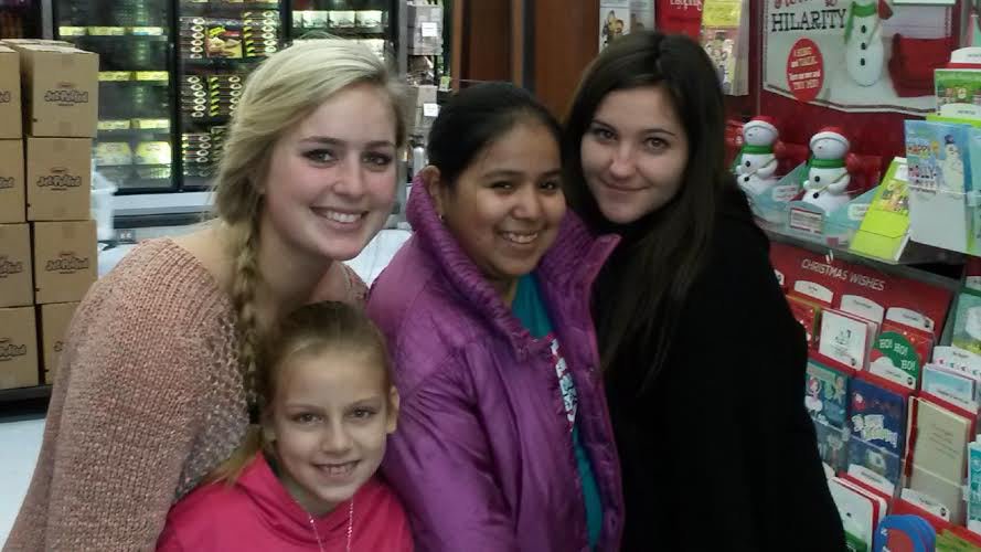 Image: Madison Washington, Alexis Sampley, Oralia and Kaylee