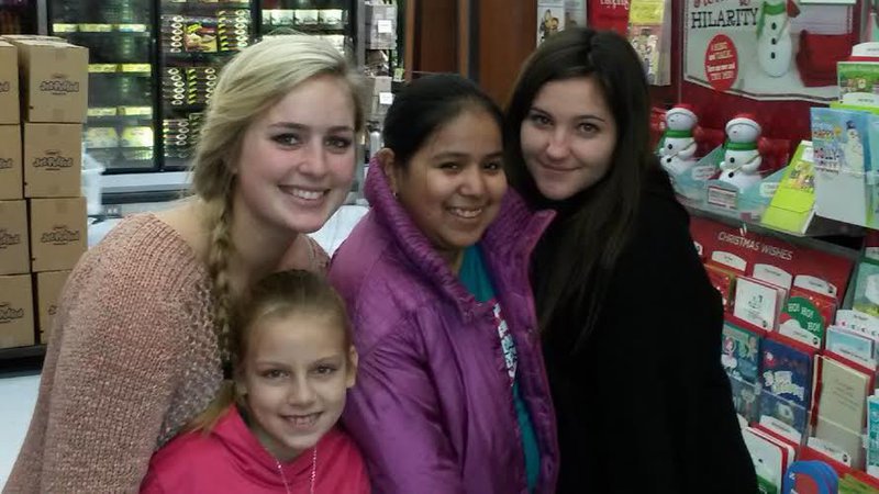 Image: Madison Washington, Alexis Sampley, Oralia and Kaylee