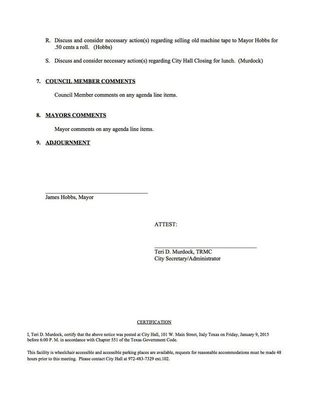 Image: Agenda – page 3