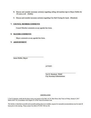 Image: Agenda – page 3