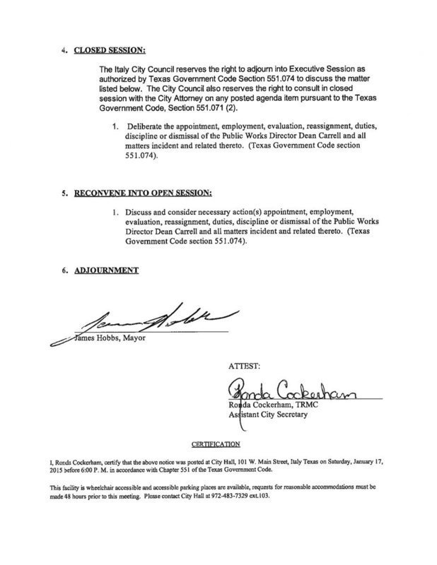 Image: Agenda – page 2