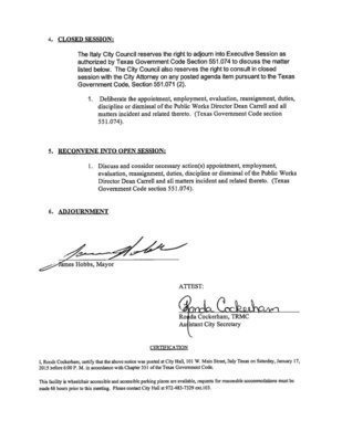 Image: Agenda – page 2