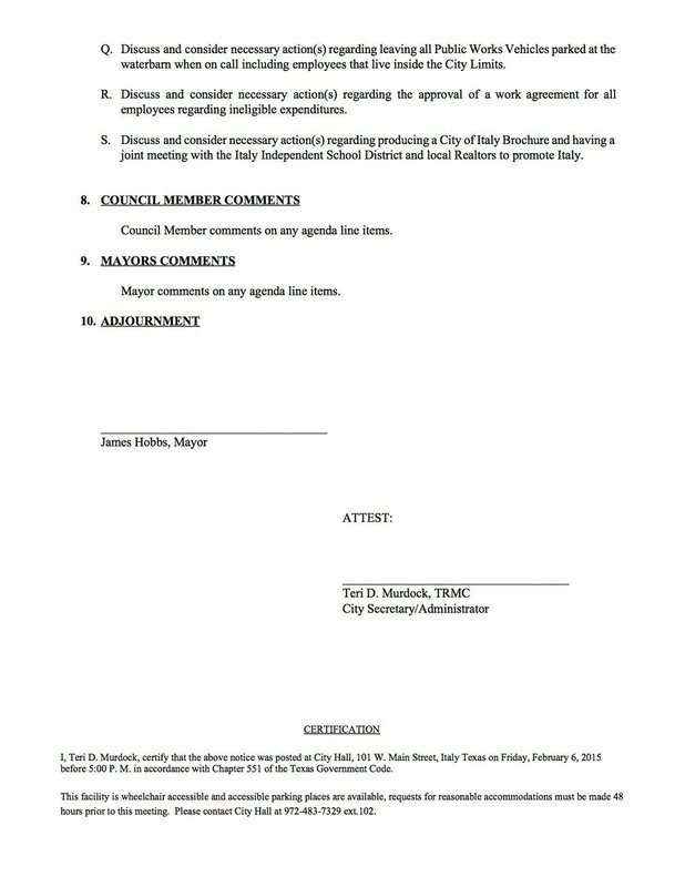 Image: Agenda – page 3