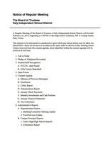 Image: Agenda – page 1