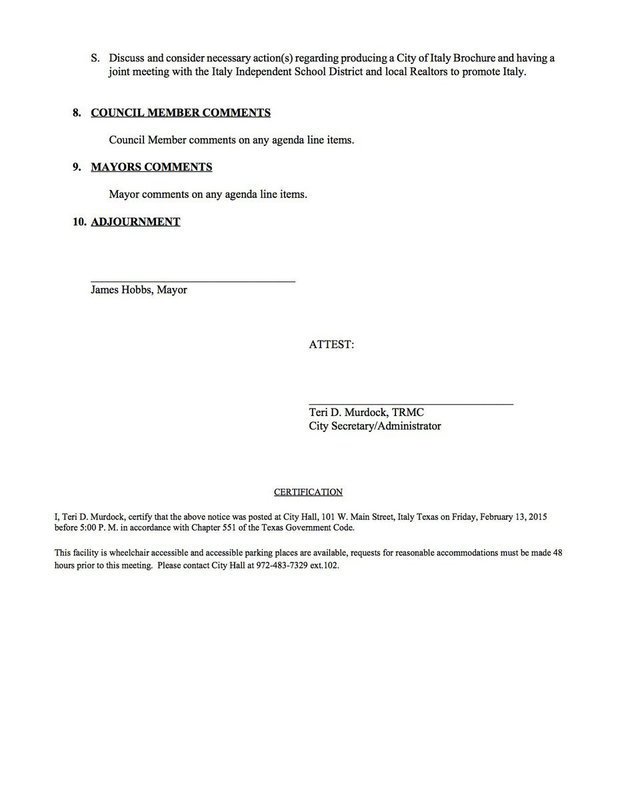 Image: Agenda – page 3