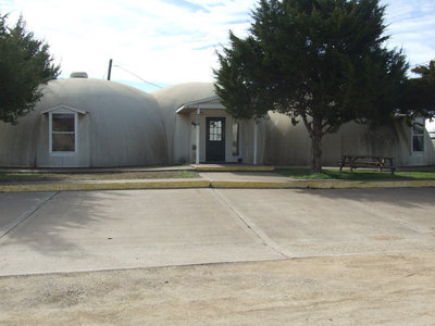 Image: Outside Front of Event Center