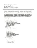 Image: Agenda – page 1