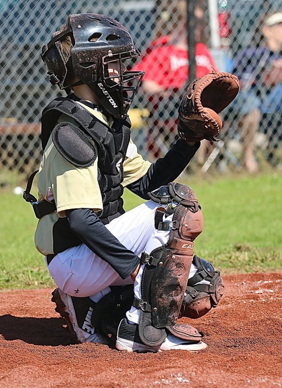 Image: That’s Taylor Sparks behind the catcher’s mask for Italy.