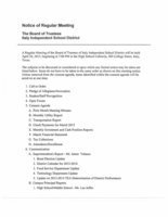 Image: Agenda — page 1