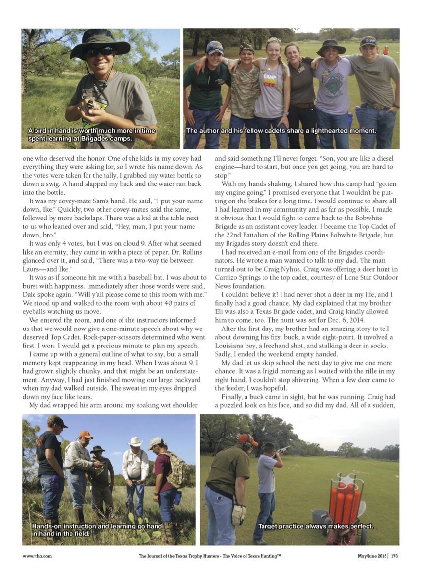 Image: Republished with permission by Texas Trophy Hunters Magazine (May/June issue)