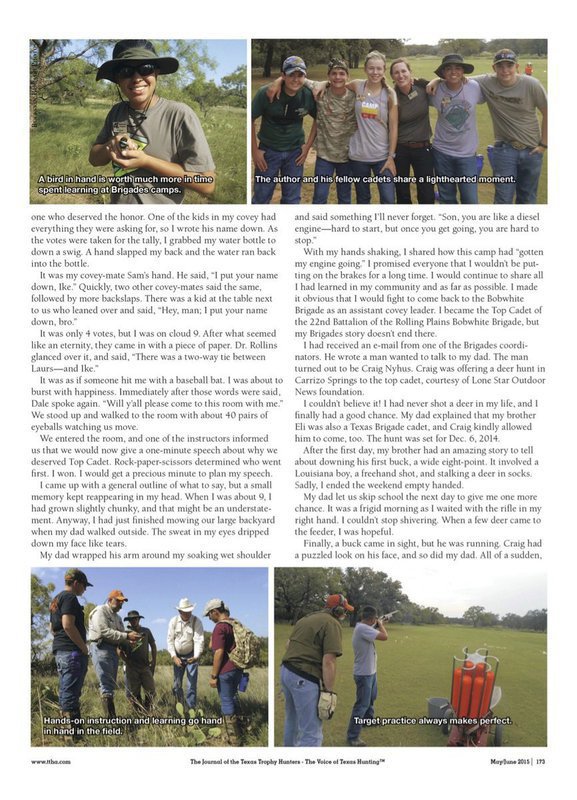 Image: Republished with permission by Texas Trophy Hunters Magazine (May/June issue)