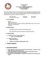 Image: Agenda – page 1