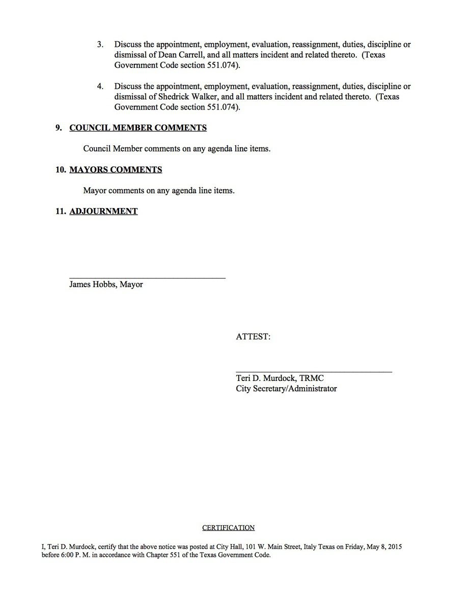 Image: Agenda – page 3