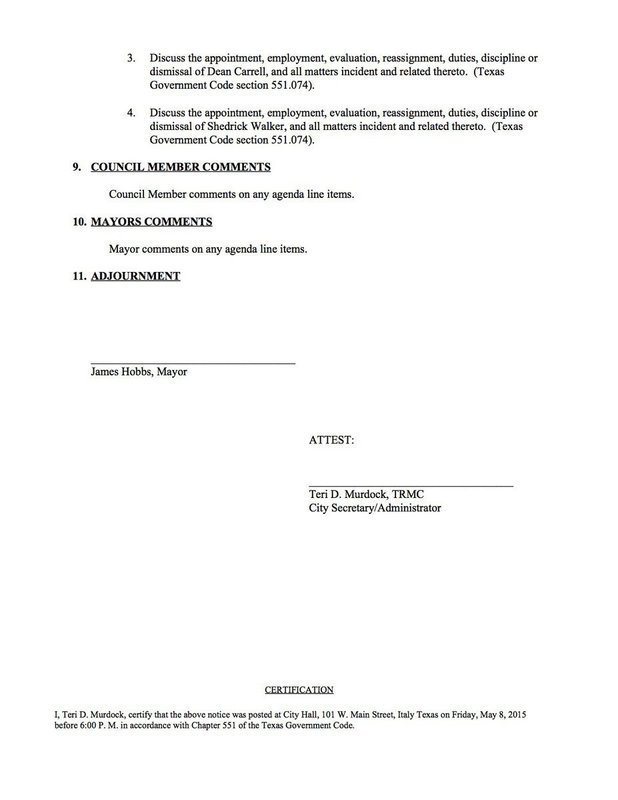 Image: Agenda – page 3