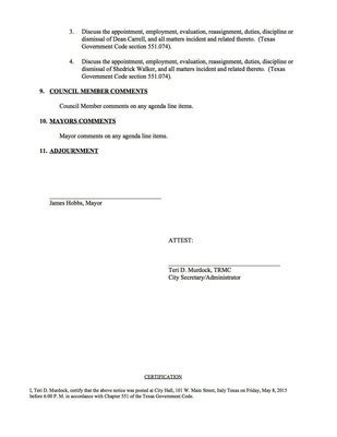 Image: Agenda – page 3