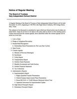 Image: Agenda – page 1