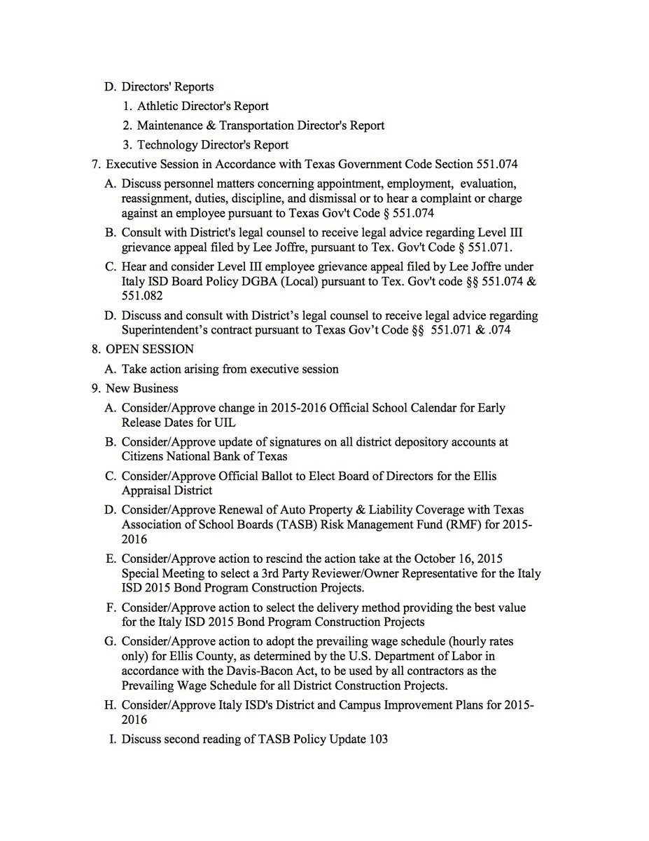 Image: Agenda – page 2