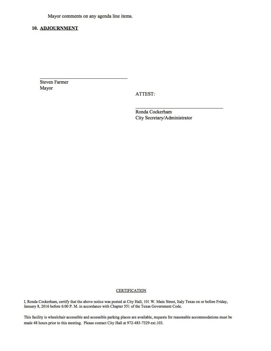 Image: Agenda – page 3