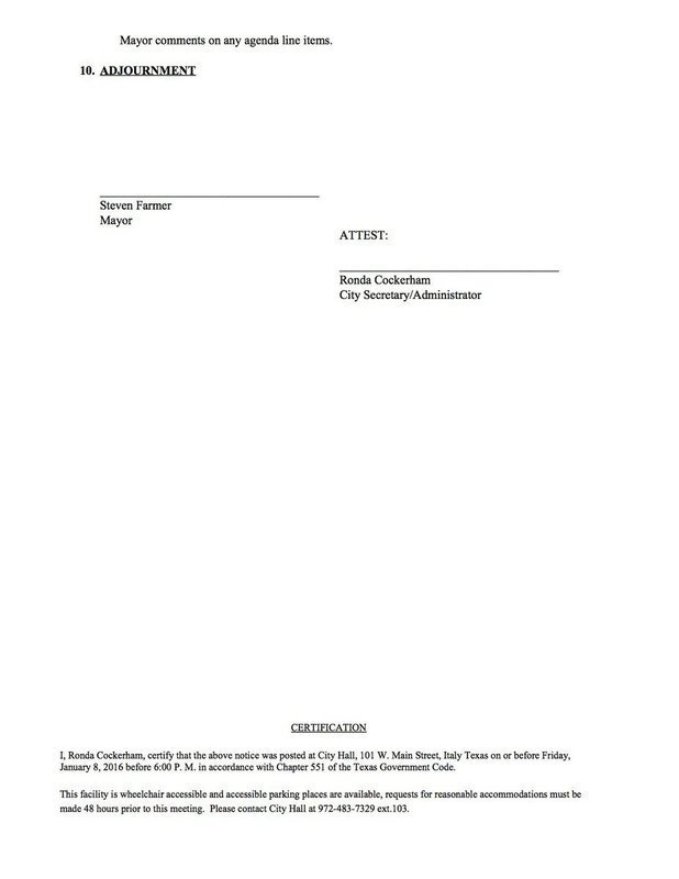 Image: Agenda – page 3