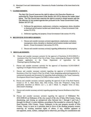 Image: Agenda – page 2
