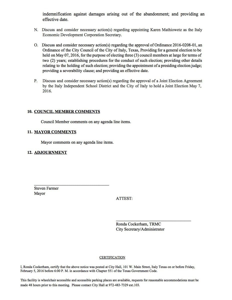 Image: Agenda – page 3