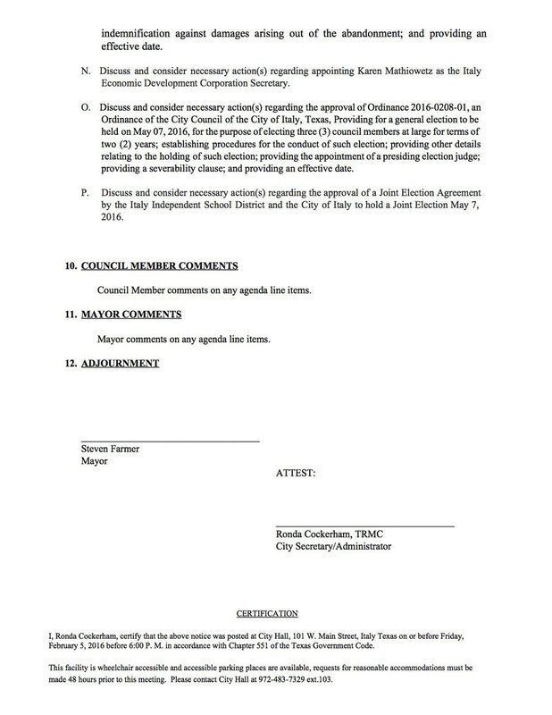 Image: Agenda – page 3