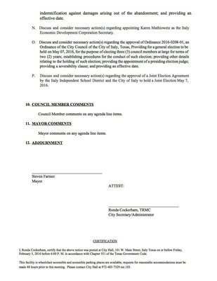 Image: Agenda – page 3
